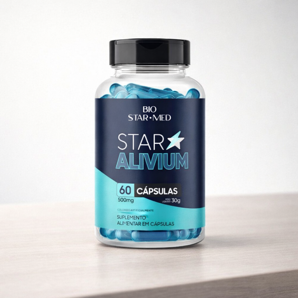 Star Alivium — Suporte Articular + Mobilidade | 60 Cápsulas (30g)